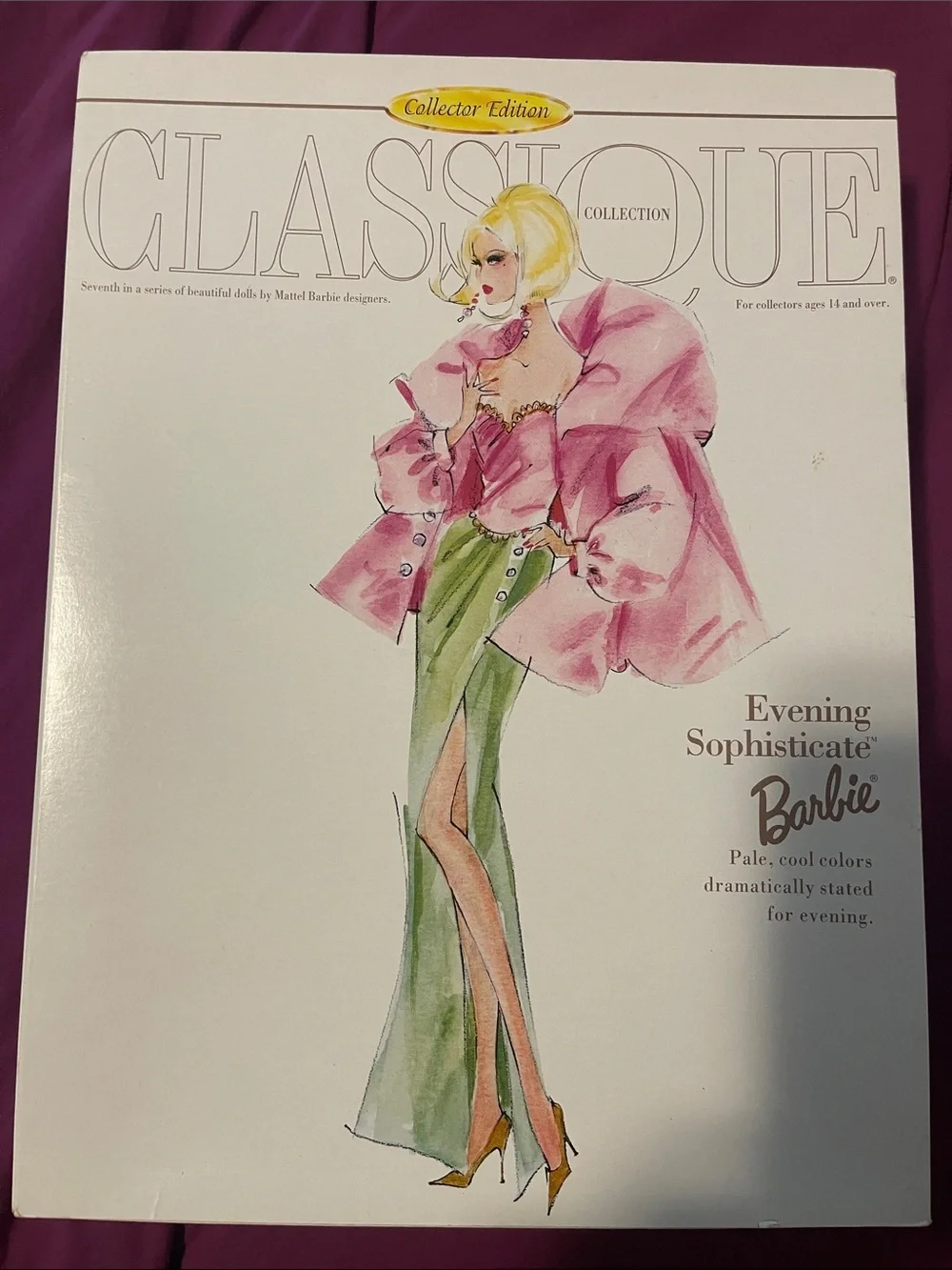 Mattel Barbie Collector Classique Box Art – Pink and Green